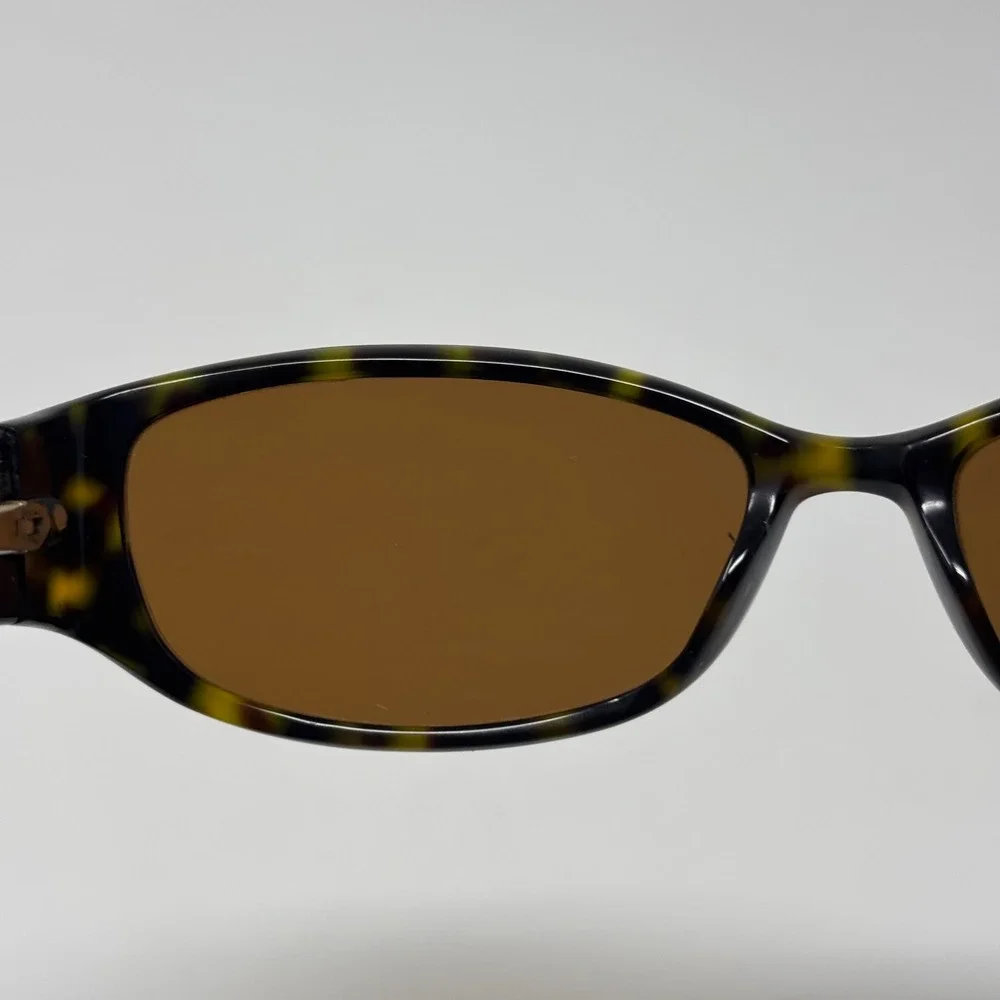Kirkland Signature Sunglasses Girls Brown Havana‎ Oval Floral Y2K Aesthetic